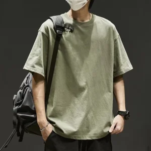Fashion Summer T-shirt For Man Casual O Neck Short Sleeve Oversize Hip-Hop Loose Tops Tees T Shirts Men's Clothing