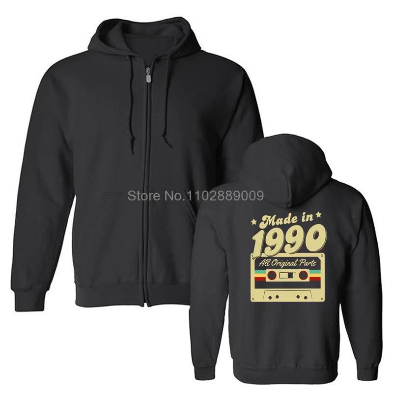 Cool Vintage Since 1990 Birthday Hoodie Leisure Hoody Sweatshirt Old Pullover Men Gift Clothes Streetwear Cotton Unisex Coat - Image 8