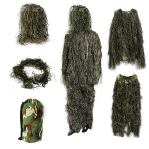 Tactical Ghillie Suit Hunting Camouflage Forest 3D Desert Jungle Suits Sniper Military Camo Clothes Outdoor Costume Uniform Gear