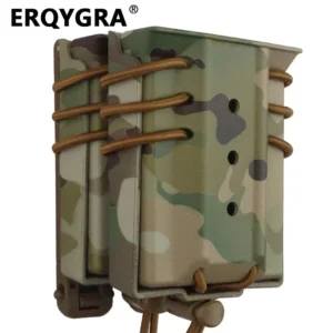 ERQYGRA Tactical Urban M4 Double Quick Pull Mag Molle Pouch System Accessories CS Shooting Hunting Holsters Outdoor Equipment