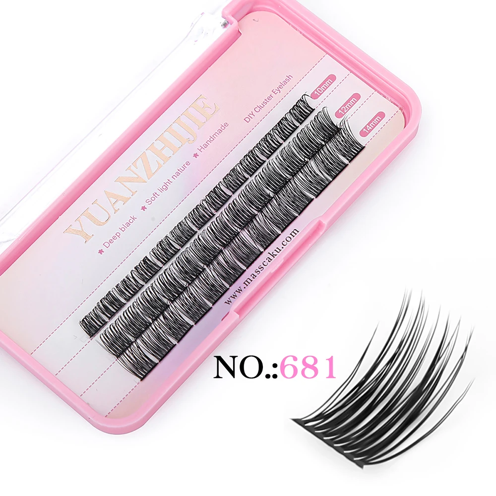 YUANZHIJIE DIY Clusters Little Devil Cosplay Eyelash Extensions Russian Faux Mink False Eyelashes Segemented Wispy Makeup Lashes - Image 12