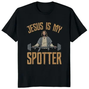 Retro Vintage Jesus Christ Gym T Shirts Men Pure Christian Faith Tee Top Short Sleeved Funny Printed Graphic Tshirt Gift