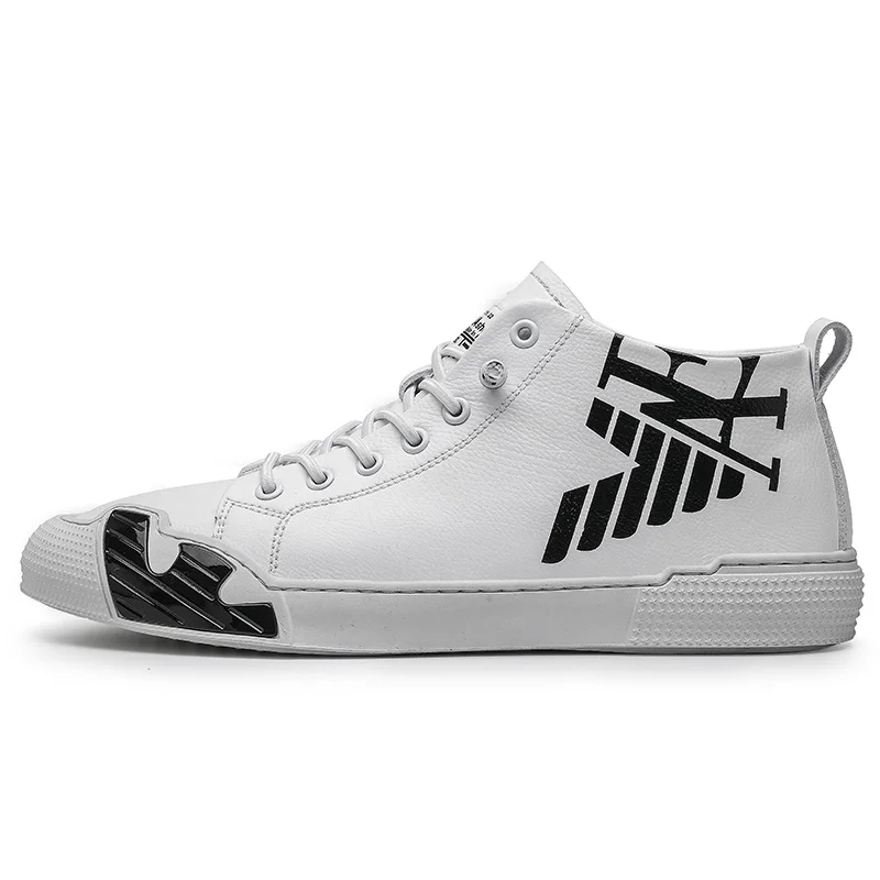 High Quality Luxury Brand Ultra Fiber Leather Mid Top Casual Sports Snerkers Men Shoes Tenis Chaussure Homme Zapatillas Hombre - Image 3