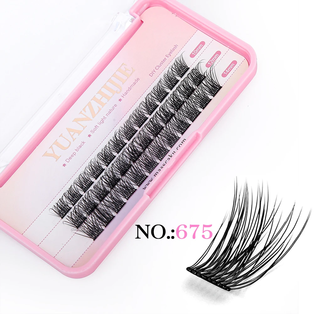 YUANZHIJIE DIY Clusters Little Devil Cosplay Eyelash Extensions Russian Faux Mink False Eyelashes Segemented Wispy Makeup Lashes - Image 8