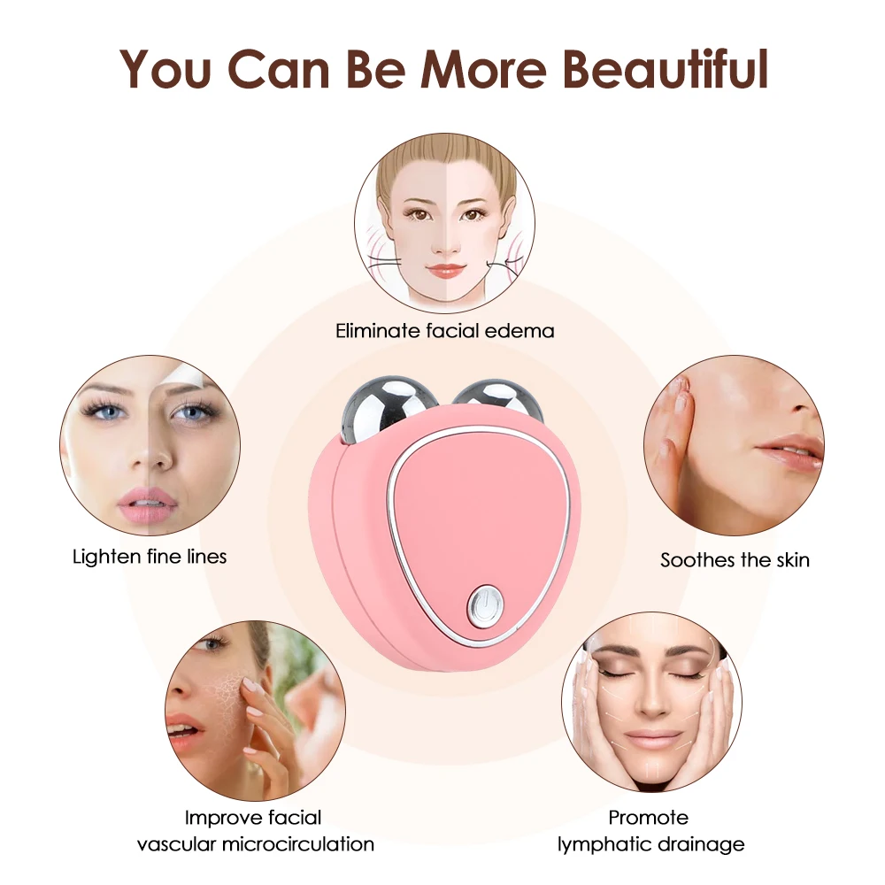 Micro Current Face Massage Beauty Instrument Mini Face Slimming Massager EMS Lifting Firming Facial Skin Diminish Fine Lines - Image 3