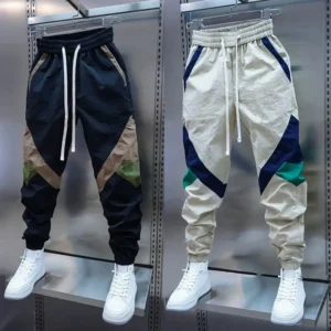 Cargo Pants for Men Multipockets Stretch Joggers Khaki Trousers Man Harem Multi Pocket Cotton Harajuku Oversize Korean Style