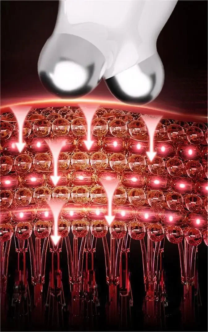 Ems Microcurrent Facial Beauty Anti-cellulite Double Chin Thermal Vibration Massage Machine Face Lift Firming and Tender Skin - Image 4