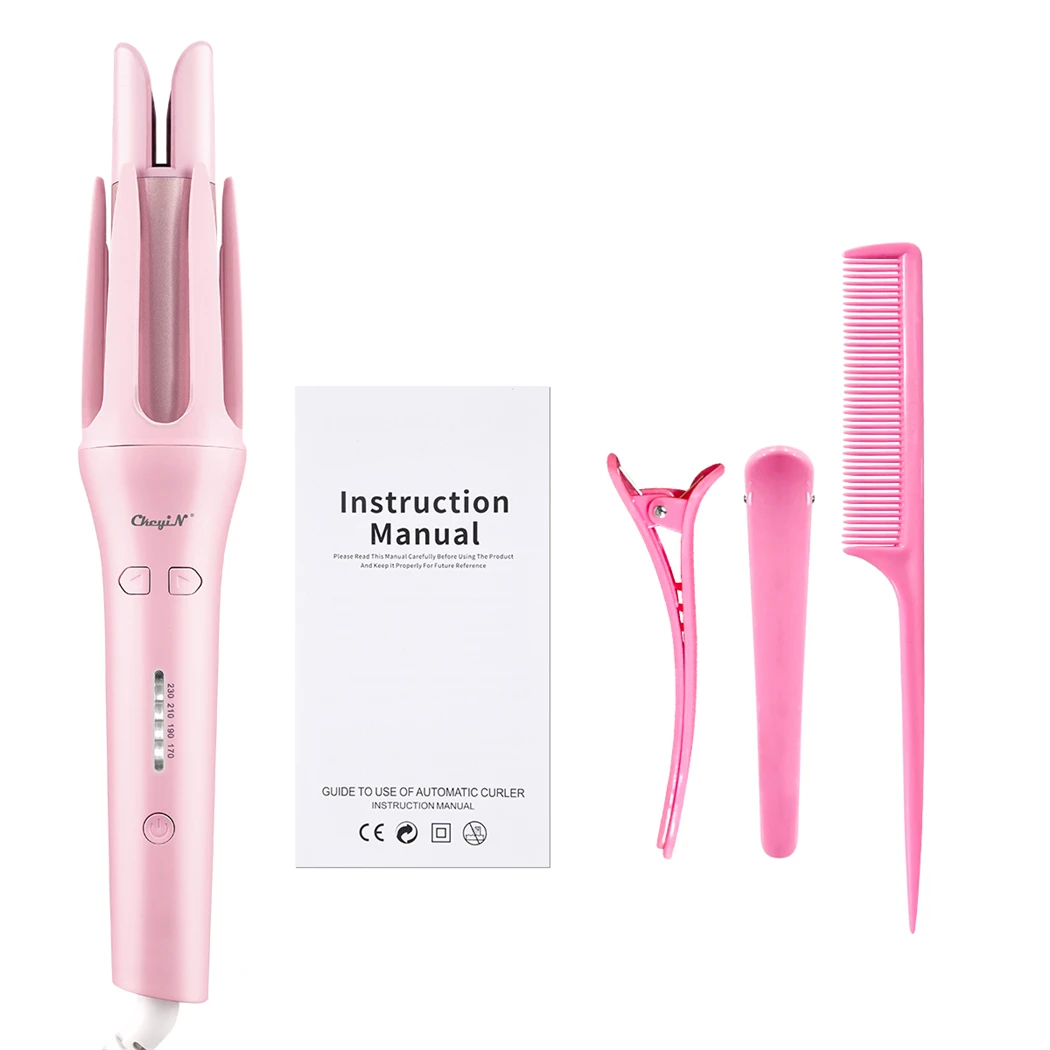 CkeyiN Automatic Hair Curler 32MM Auto Rotating Ceramic Hair Roller Professional Curling Iron Curling Wand Hair Waver - Image 7
