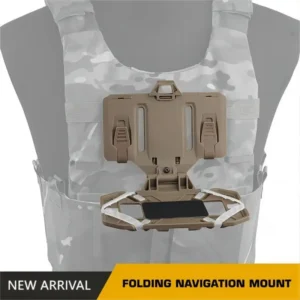 Tactical MOLLE Phone Holder, Folding Navigation Board, Cellphone Hold Gear, Airsoft Hunting Vest Accessories, Flip Lite