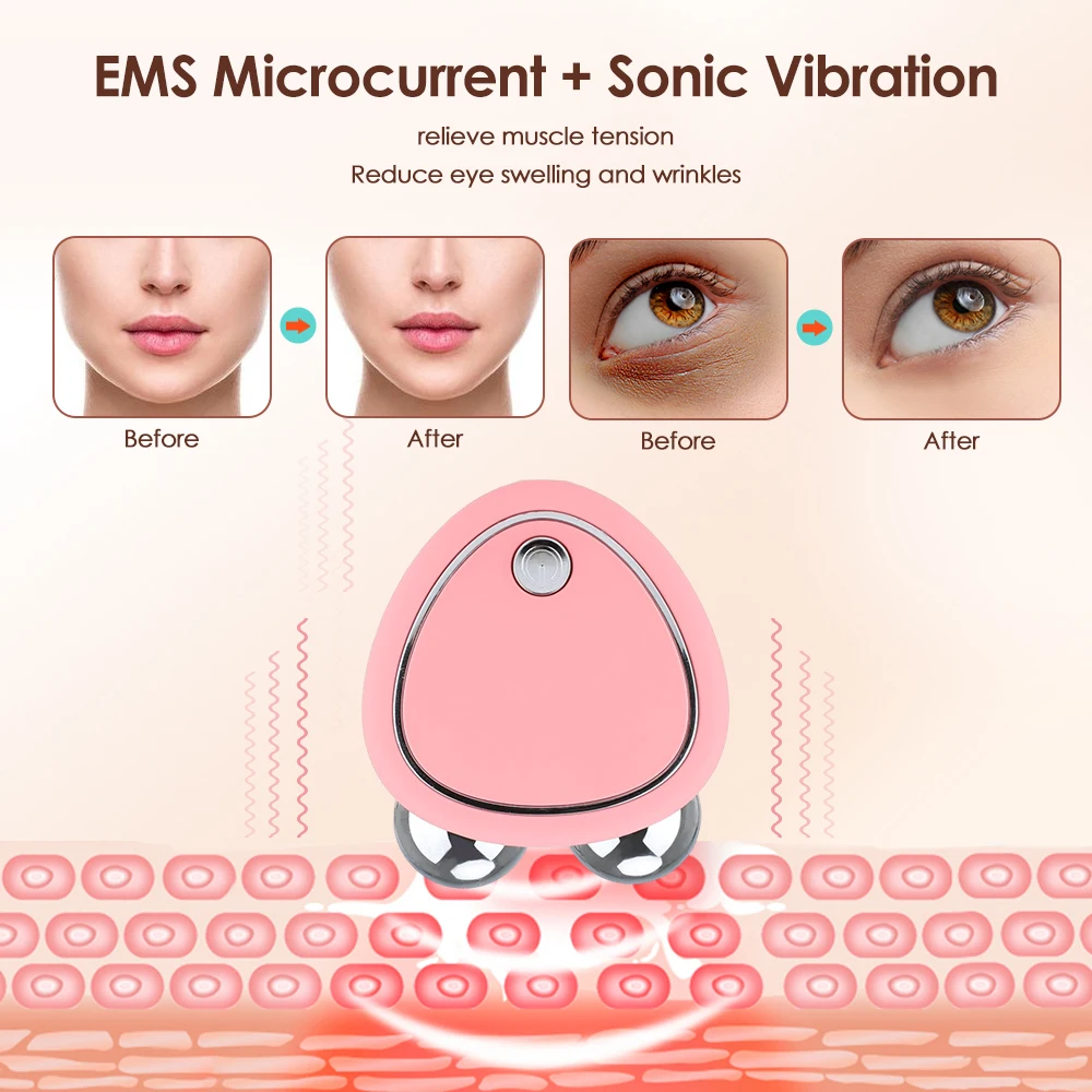 Micro Current Face Massage Beauty Instrument Mini Face Slimming Massager EMS Lifting Firming Facial Skin Diminish Fine Lines - Image 6